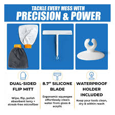 Flipper Squeegee & Mitt Set