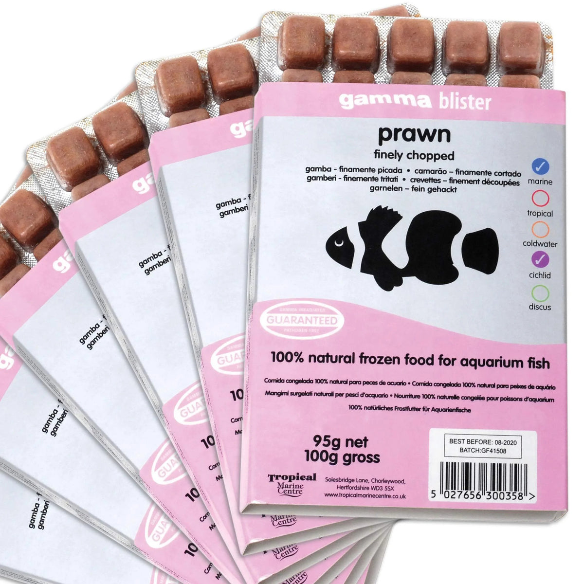 Gamma Chopped Prawn 100g Blister Pack