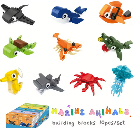 Mini Sealife Building Block Set