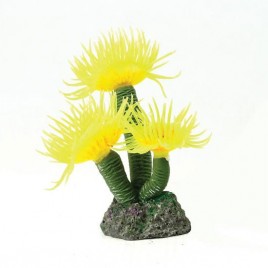 Natureform Feather Duster Yellow Coral Ornament