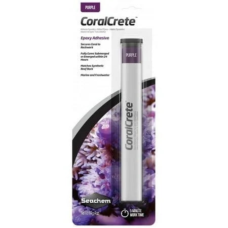 Seachem Coralcrete Purple Epoxy Adhesive 114g
