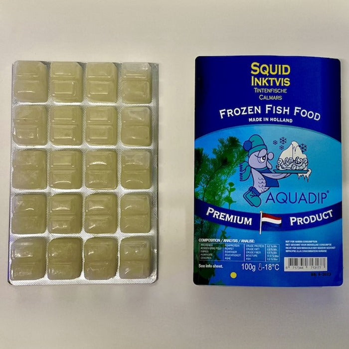 Aquadip Squid Food Blister